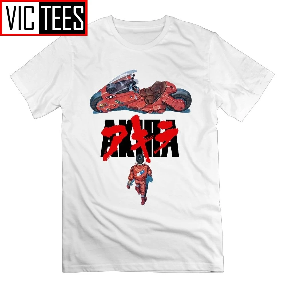 

Akira Casual T Shirt Welcome To Neo Tokyo Shotaro Kaneda Round Collar Man Tees T-Shirts Party 100% Cotton