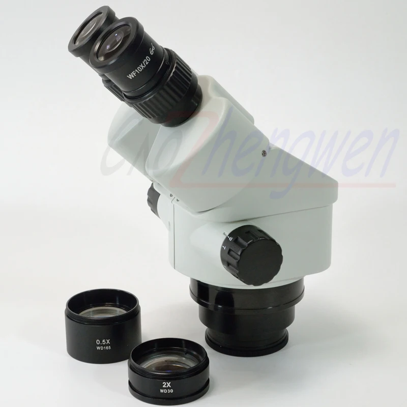 Imagem -05 - Microscópio Binocular Estéreo para Reparo de Celular Caixa de Microscópio 7x45x 35x-90x 35x180x com Zoom