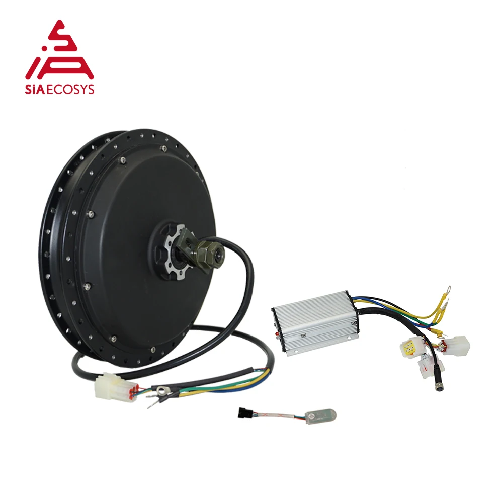 

SiAECOSYS QSMOTOR 1200W 48V 50kph Hub Motor with QSKLS4812S controller and kits for Electric Scooter