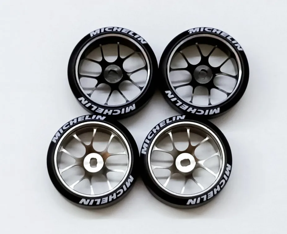 

RC Mosquito Car HGD1 MINI-Q MINI-D MINI-ZDRZ Weili Toys Metal Hub Drift Tire with Logo 4pcs/set