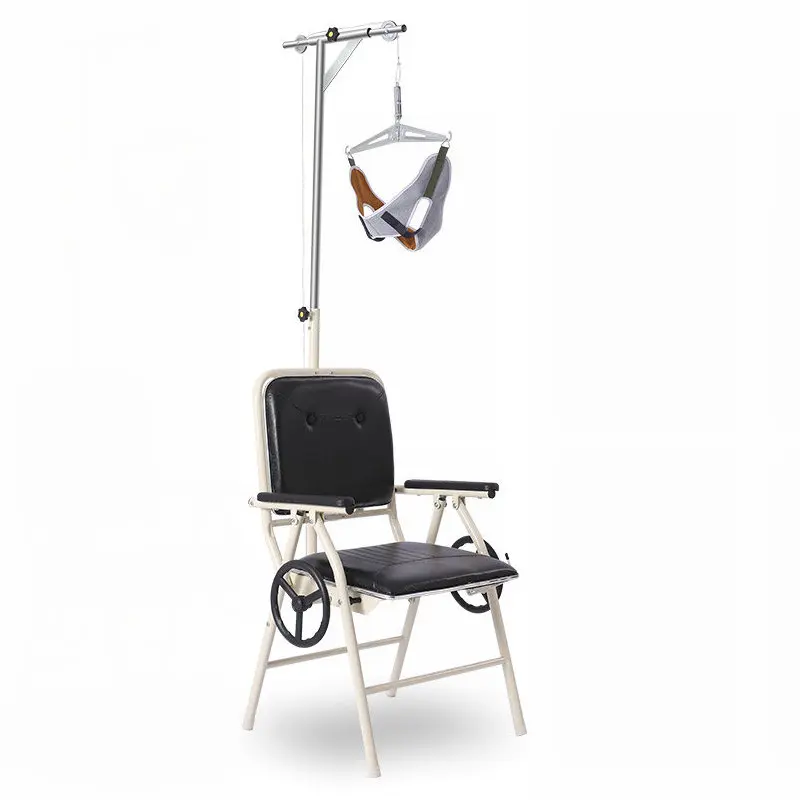 Folding Traction Chair, Cervical Stretching Device, For Vertebra Rehabilitation Correction Physical Therapy Pain Relief