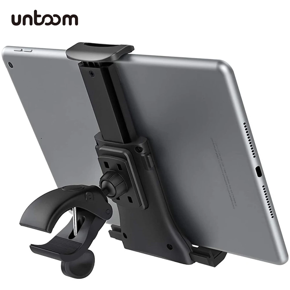 

Universal Indoor Gym Treadmill Tablet Holder Bike Bicycle Handlebar Clip Stand Support For iPad Pro Air 5 4 3 Samsung Tablet PC