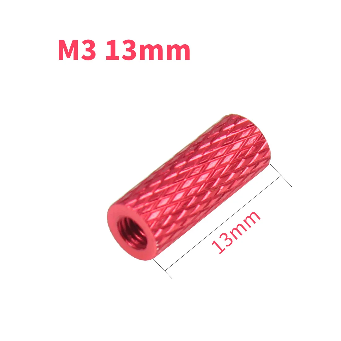 4 peças m3 redondo alumínio coluna hastes tubo impasse redondo liga espaçador parafuso prisioneiro fixador 13 30 35mm para rc multirotors quadcopter modelo