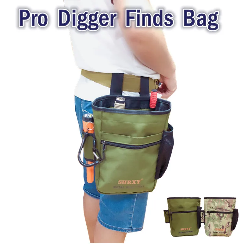 Pinpointing Metal Detector Find Bag Multi-purpose Digger Tools Bag for PinPointer Detector Xp Pack Mule Pouch