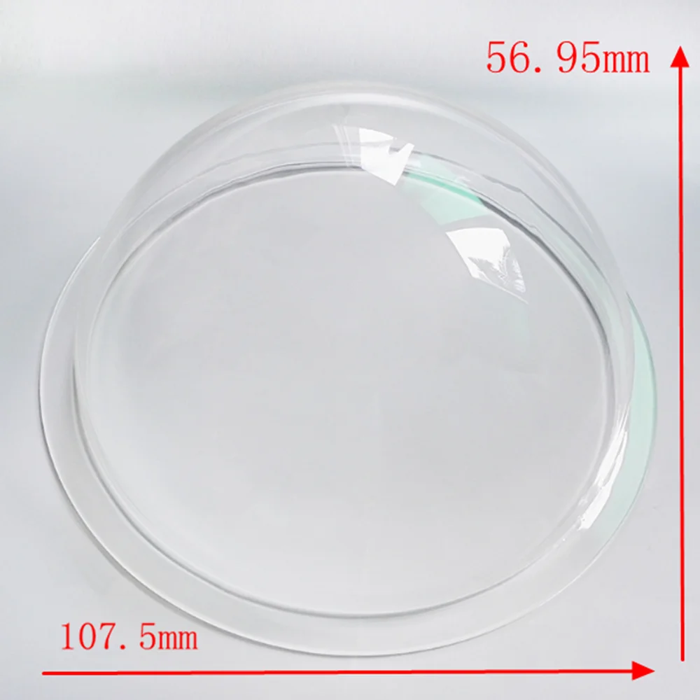 4 inches Hikvision  CCTV Camera Transparent Protective Cover HD Outer Clear Glass Protection Dome Mini Hemisphere case