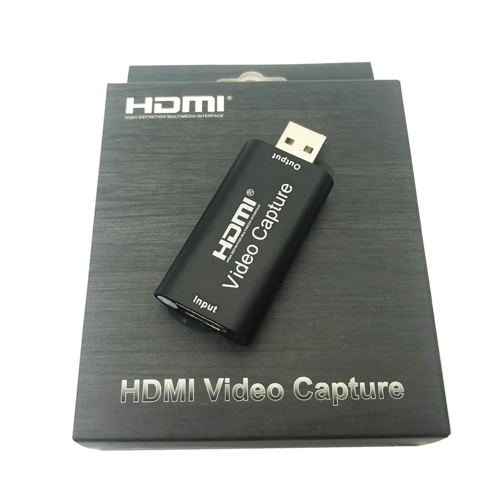 

Portable USB 2.0 Audio Video Capture Card HD 1 Way HDMI to USB 2.0 1080P Mini Acquisition Card Converter for Computer Support Wi