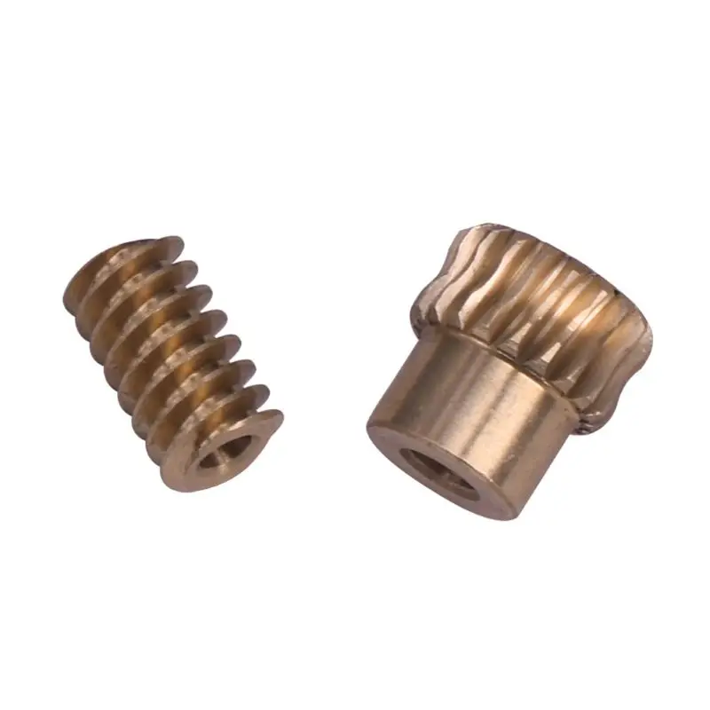 0.5 Small Reduction Ratio Of 1:10 Motor Output Worm Wheel Gear : 0.5 Number Of Teeth:20