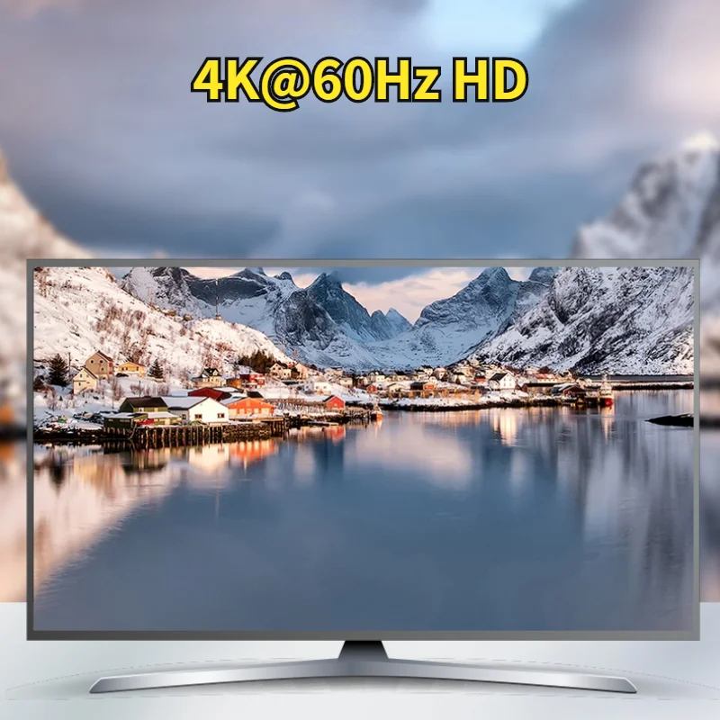 JORS-Adaptador de Micro a HDMI, Cable MINI HDMI a HDMI 2 en 1, 4K, 60Hz, Audio de vídeo para Notebook, cámara, proyector, teléfono, HDTV, PS4