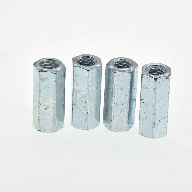 M5 M6 M8 M10 M12 M14 M16 M18 M20 Stangenkupplung Sechskantmutter Stahl verzinkt lange Sechskantmutter Verbindung Gewindemutter DIN 6334 – Detail 3