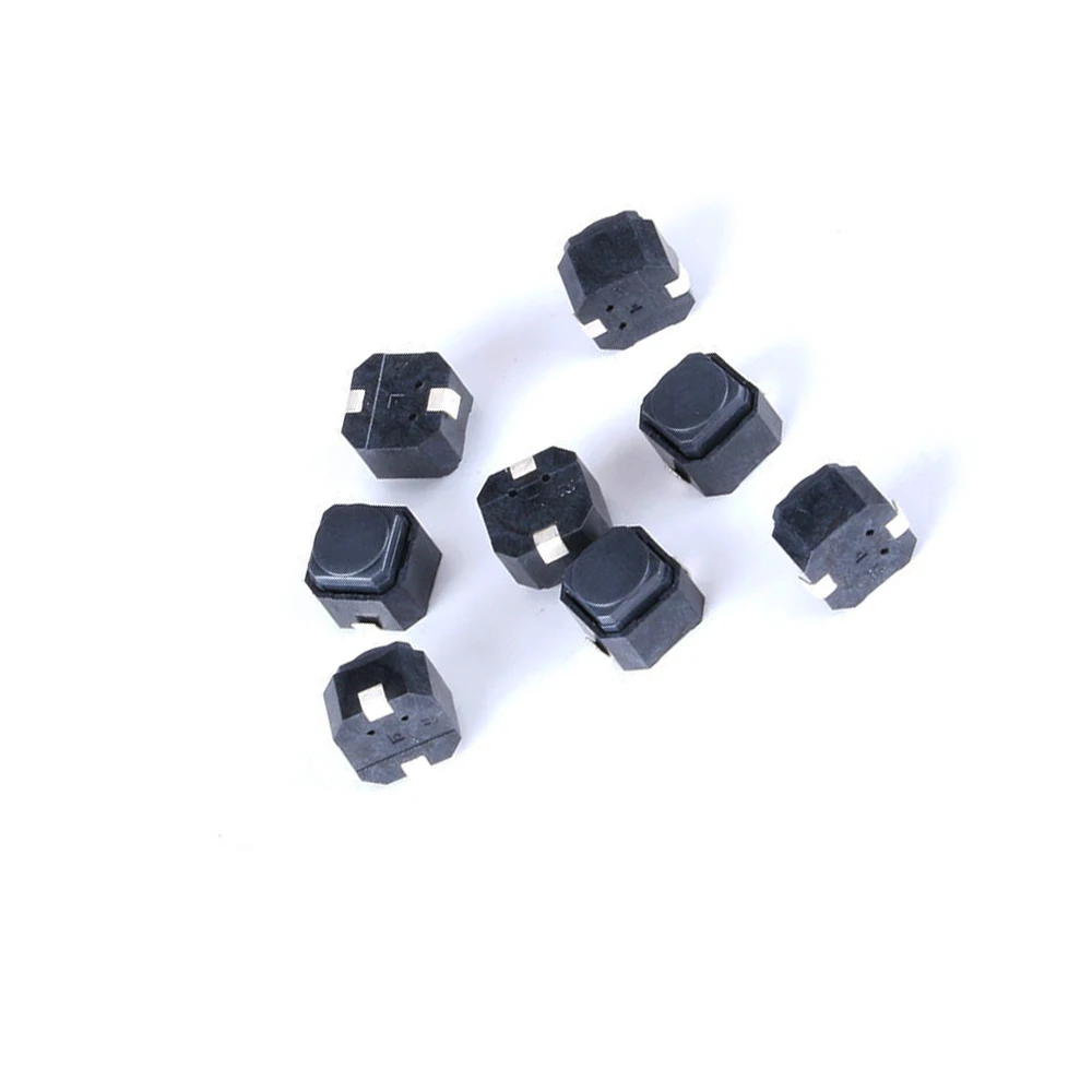 20PCS/LOT Tact Switch 6*6*5 mm Mute Switch Silicone Keypad Push Button Switch 6X6X5 MM 2Pins Silent Switches