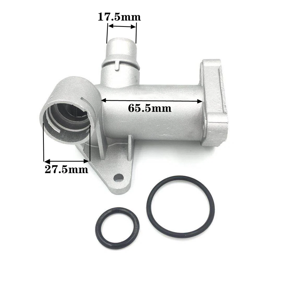 

1,8 алюминиевый корпус термостата, шланг охлаждающей жидкости, выходной фланец, соединитель для VW Passat B5 2000-2005 Audi A4 1998-2000 058121133B