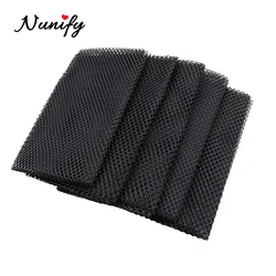 Nunify Stretchable Black Weaving Cap Elastic Hair Snood Wig Hairnet Swiss Lace Net Basement Frontal Closure Foundation Weaving