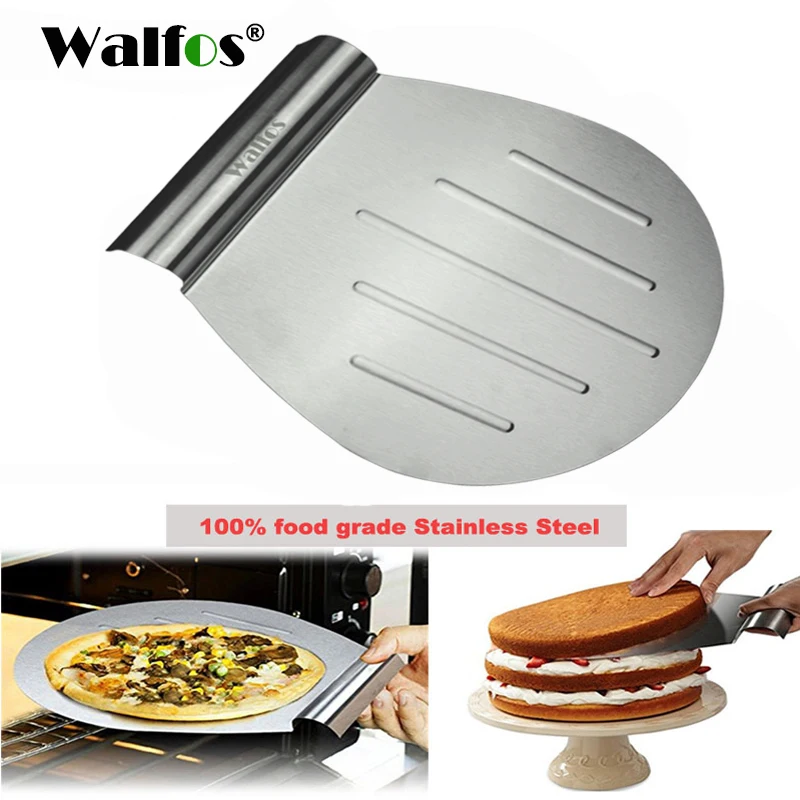 

WALFOS food grade Transfer Cake Tray Scoop Cake Moving Plate Bread Pizza Blade Shovel Bakeware Pastry Scraper