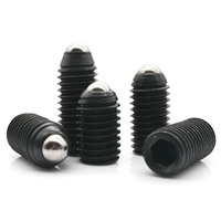 1/5/10/20X M2.5 M3 M4 M5 M6 M8 M10 M12 M16 Black Grade 12.9 Steel Hex Socket Allen Spring Ball Plunger Grub Bolt Point Set Screw