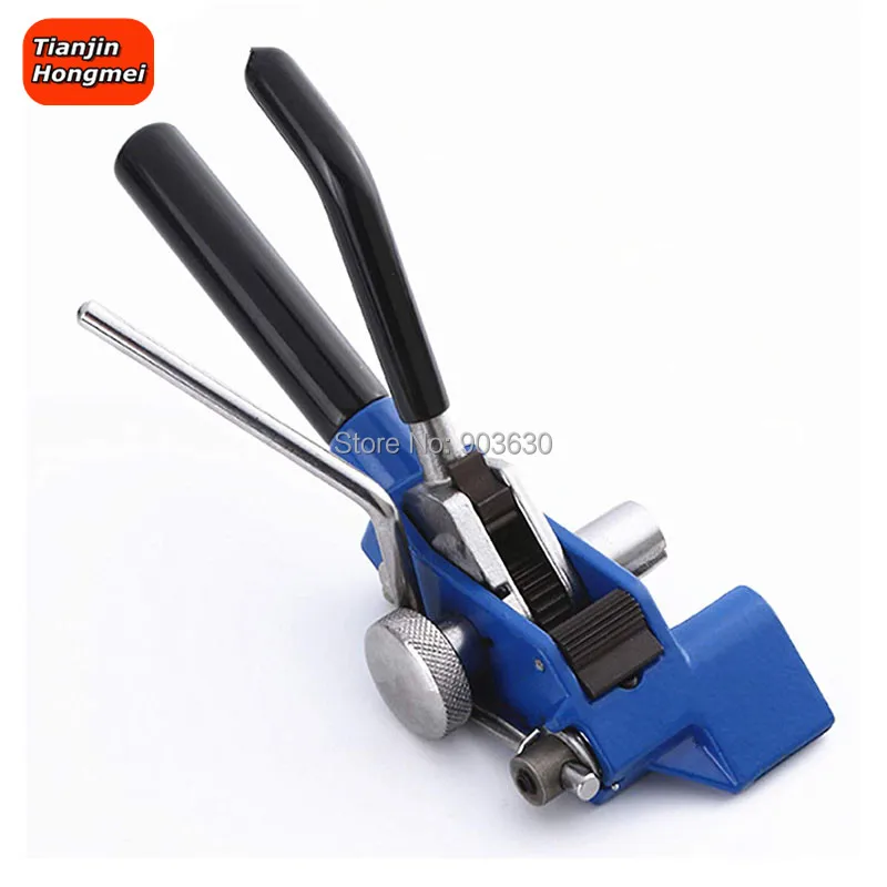 Banding Tools Stainless Steel Strapping Tensioner Kit Pliers Manual Cable Ties Tension Cutting Fastening Strap Tool Gear Bander