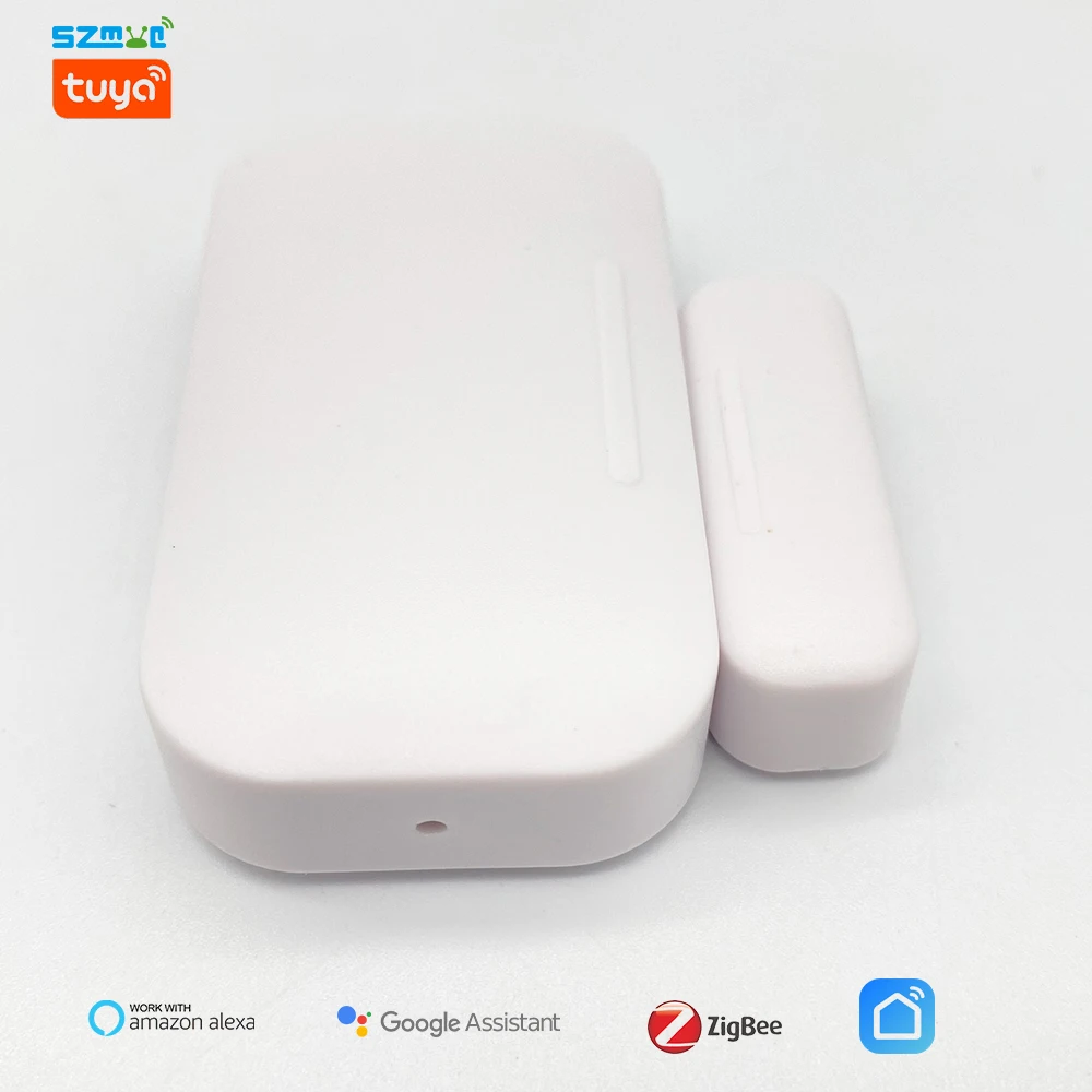 Tuya Smart Home Alarm System Door Sensor Zigbee Window Security Systems Alexa Support Smartlife APP Control Magnetic Detector