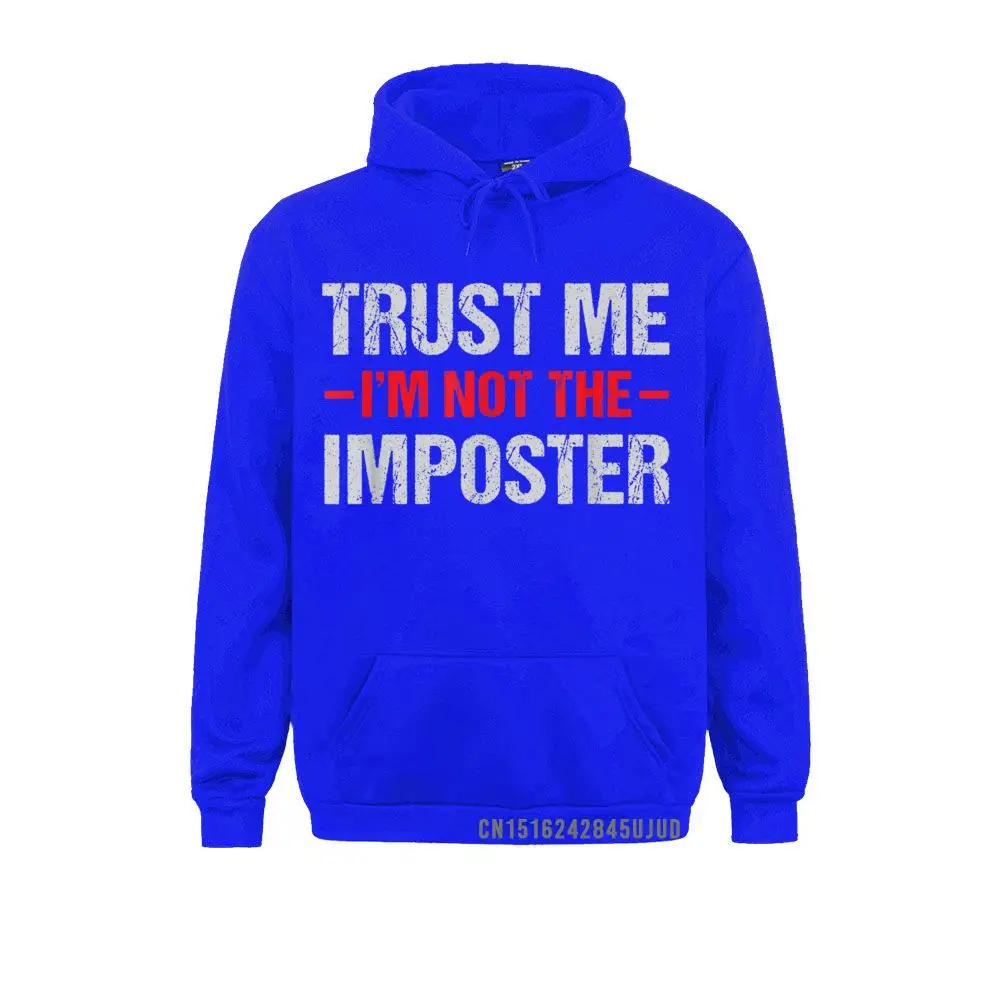 Funny Gamer Mobile Game Gag Gift I'm Not Imposter Pullover Sweatshirts Family Long Sleeve Hoodies Adult Gothic Hoods