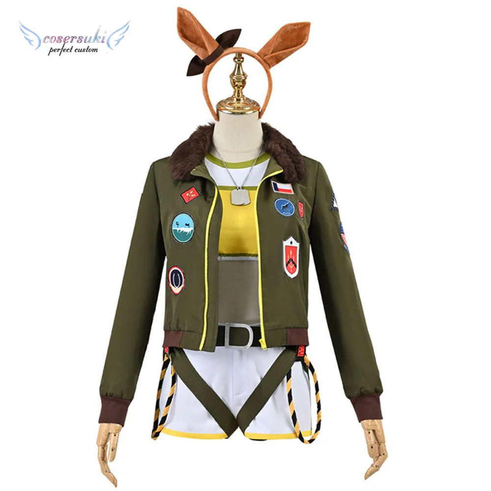 

Uma musume Pretty Derby Mayano Top Gun Cosplay Costume for Halloween Christmas Carnaval