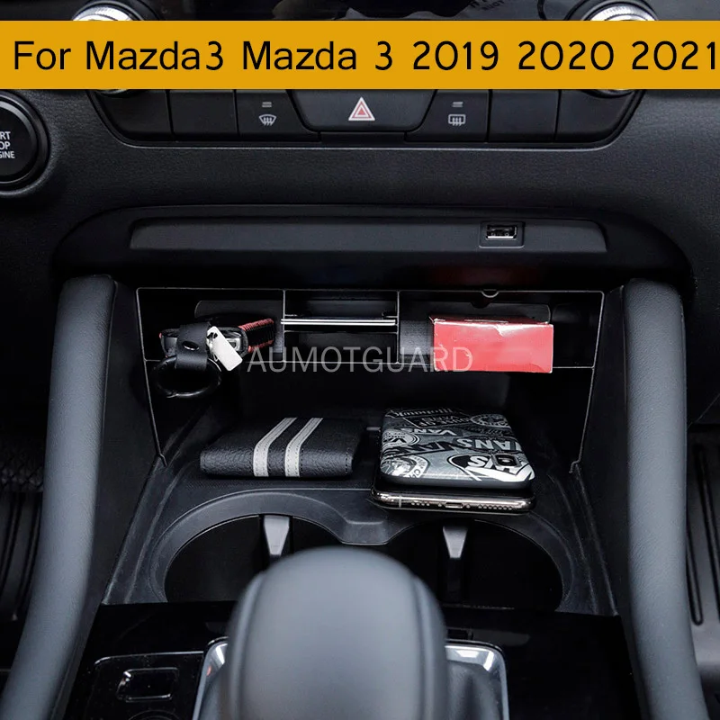 

For Mazda3 Mazda 3 2019 2020 2021 Auto Central Control Storage Box Modified Interior Storage Box Car Accessories
