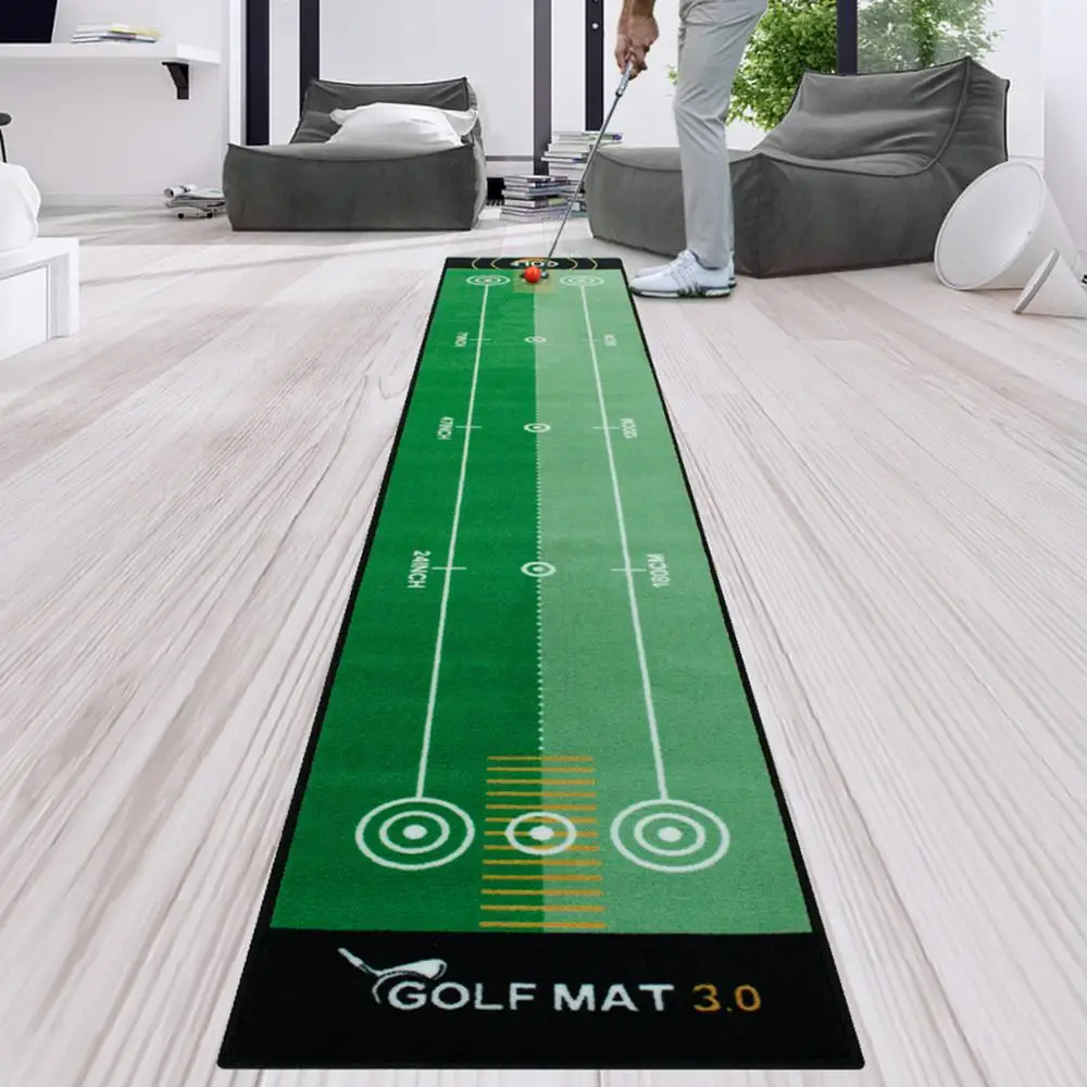 alfombra golf de entrenamiento para interior 3m práctica suministros