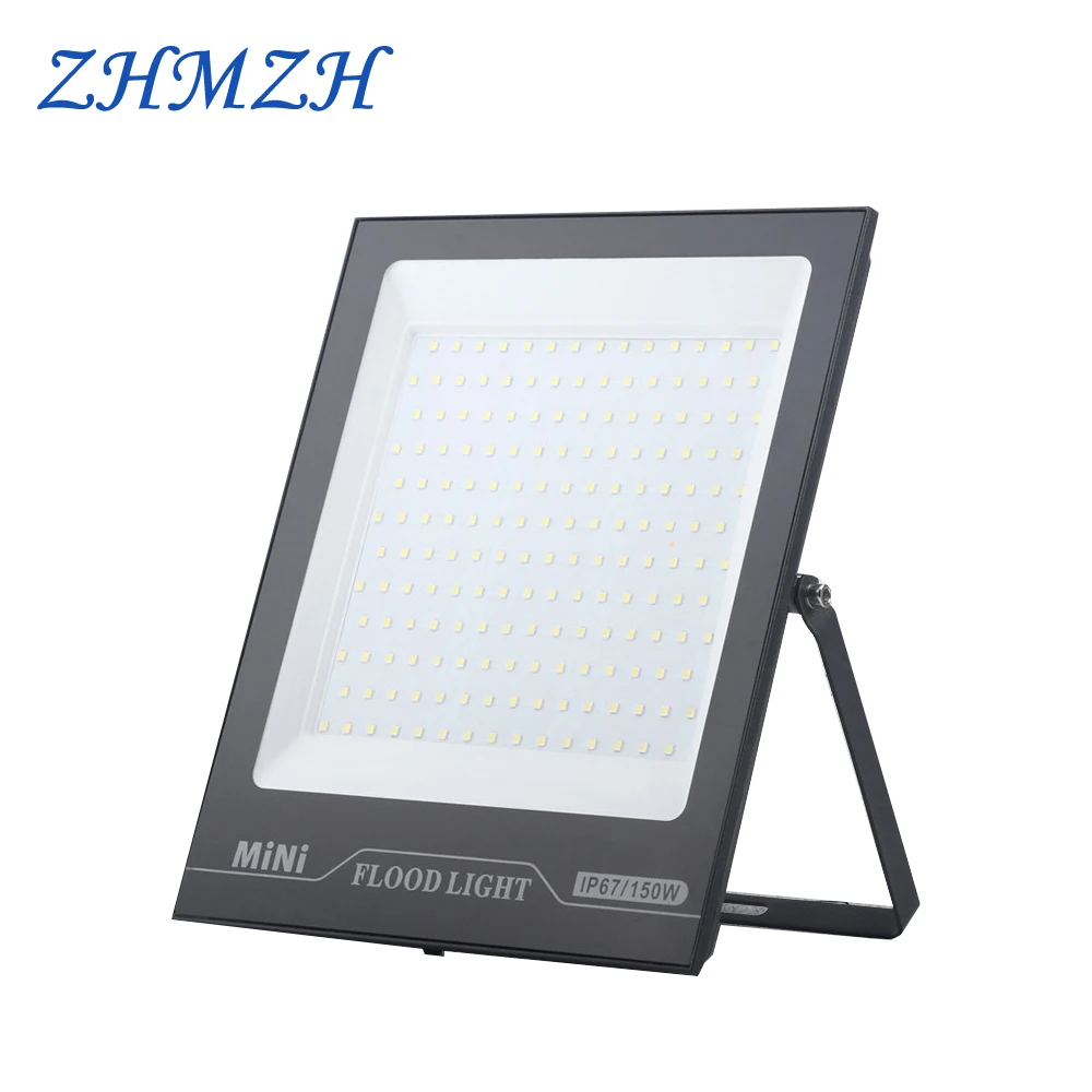 

220V Ultrathin Lightweight LED Flood Light 10W 20W 30W 50W 100W 150W Waterproof IP67 Mini Street Lamp For Outdoor Lighting