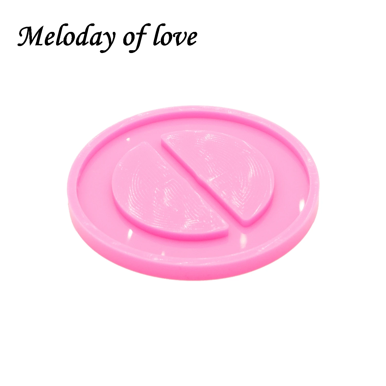 Glossy Round Silicone Mold, Circle Decoration T-shirt Epoxy Jewelry Resin Casting Moulds DY0972