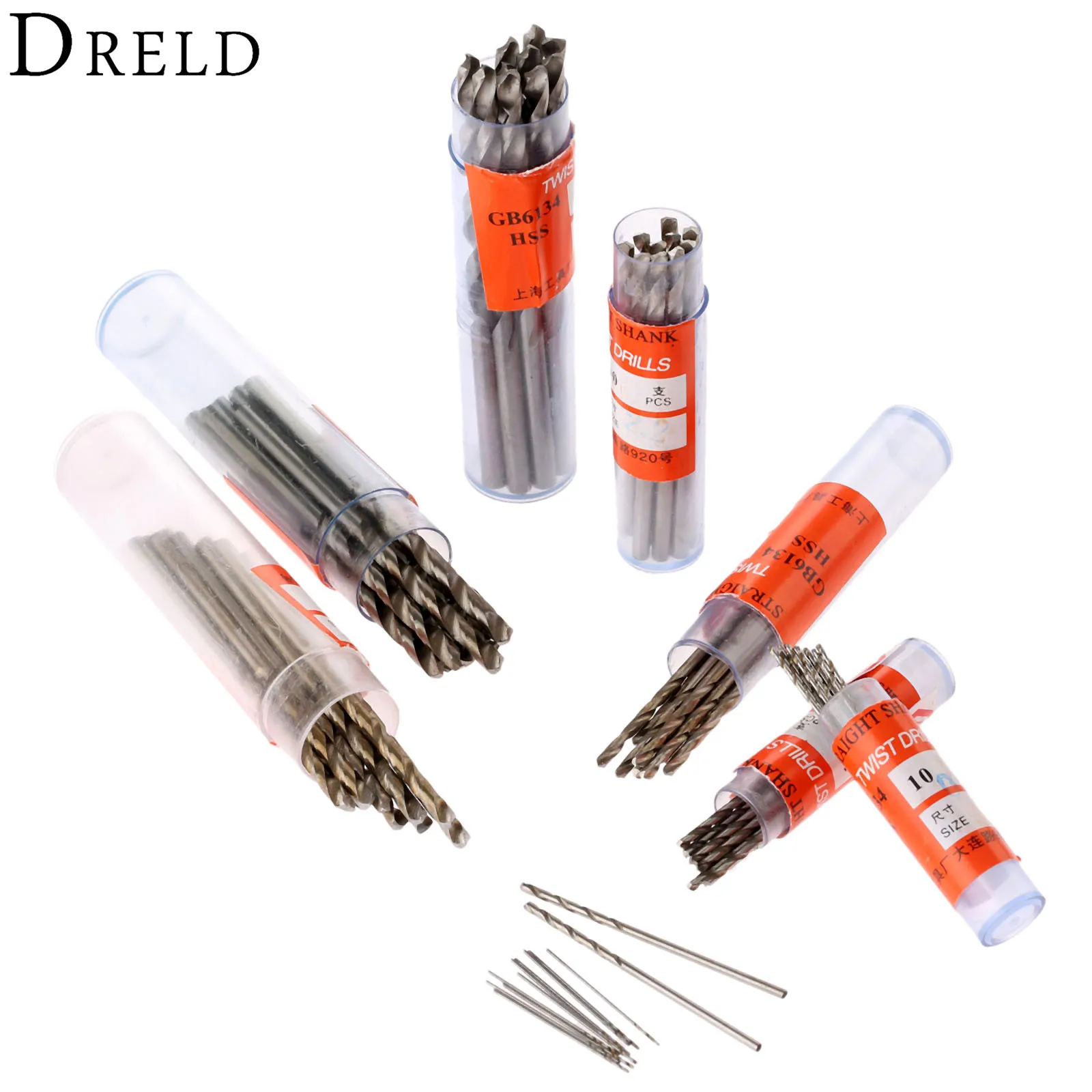 Brocas helicoidales HSS, herramientas eléctricas de carpintería, Micro vástago recto, perforación de madera de 0,5mm-3,5mm para madera y aluminio, 10 unidades