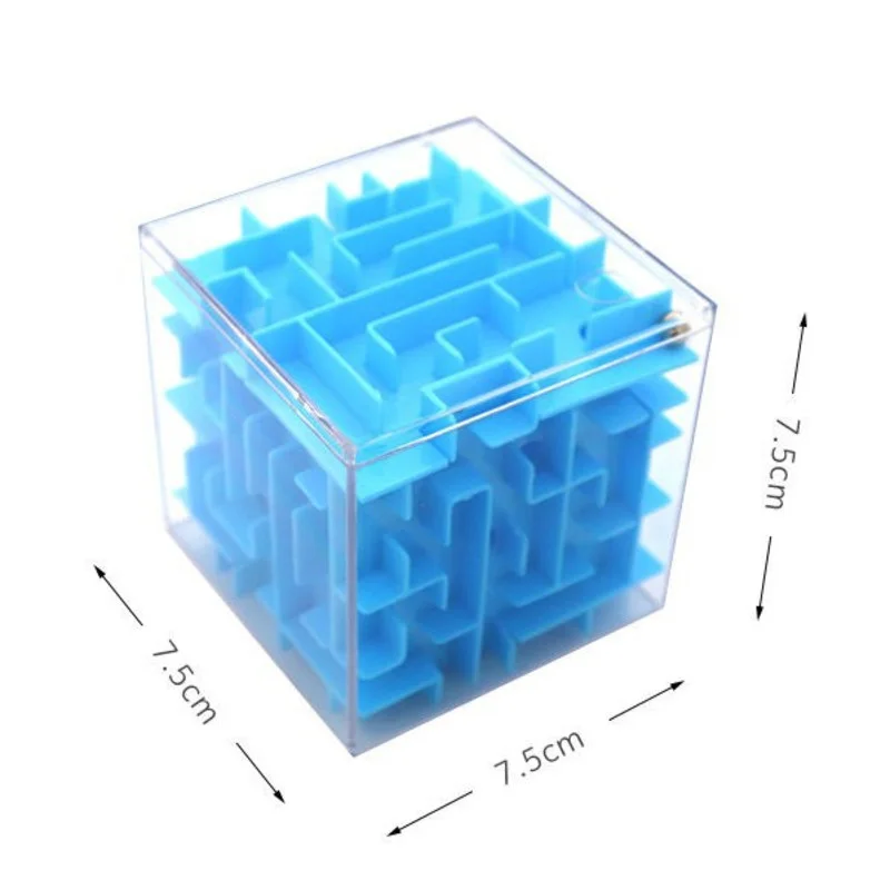 3D Mini Speed Kubus Doolhof Magische Kubus Puzzel Spel Labyrint Rollende Bal Hersenen Leren Balance Educatief Speelgoed Voor Kinderen Volwassen