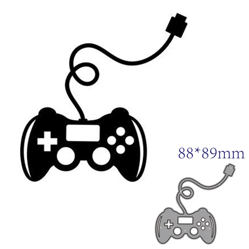 metal cutting dies cut die mold video game controller decoration Scrapbook paper craft knife mould blade punch stencils dies