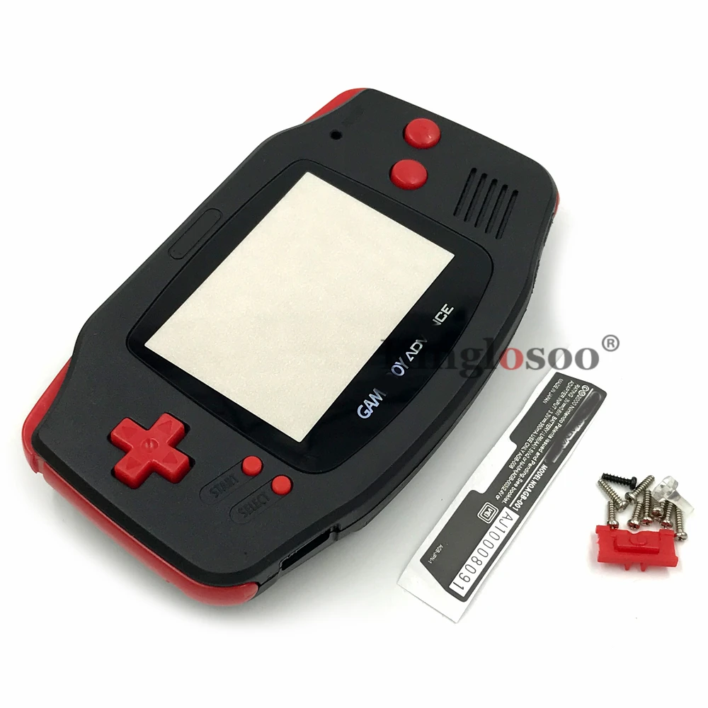 Pre-cut IPS shell case dla Game Boy Advance zamiennik dla GBA IPS szklana soczewka ekranu