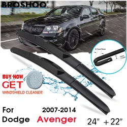 Car Wiper Blade Front Window Windscreen Windshield Wiper Blades J hook Auto Accessories For Dodge Avenger 24