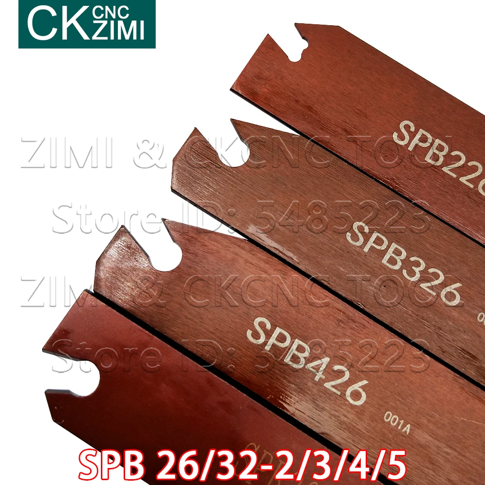 SPB26 - 2/ 3/ 4/ 5 SPB32-2/ 3/ 4/ 5 Set 그루 빙 SPB 슬롯 및 커팅 인서트 선반 SP200 SP300 SP400 용 CNC SPB 공구 홀더