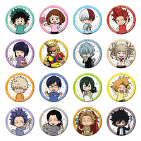 MHA Anime Boku No Badge  Dabi Himiko Toga Jirou Shinso Hitoshi Aizawa Shouta Cute Metal Badge Brooch Pins