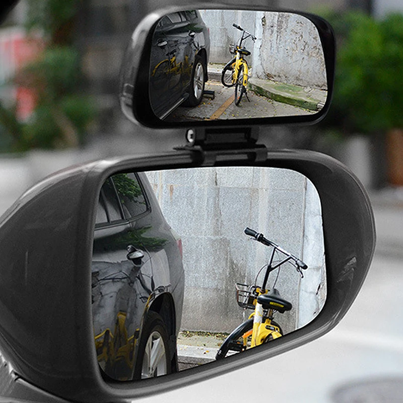 

Angle Adjustable Car Mirrors Wide Convex Blind Spot Mirror Automobile Rearview Reverse Side Mirror Accessories for Golf 7 BMW