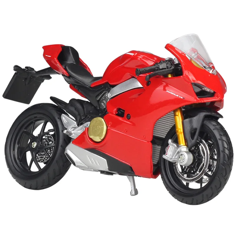 Maisto Bburago Ducat Panigale V4 Rode 1:18 Motorfiets Modelsalloy Model Motor Bike Miniatuur Ras Speelgoed Voor Gift Collection