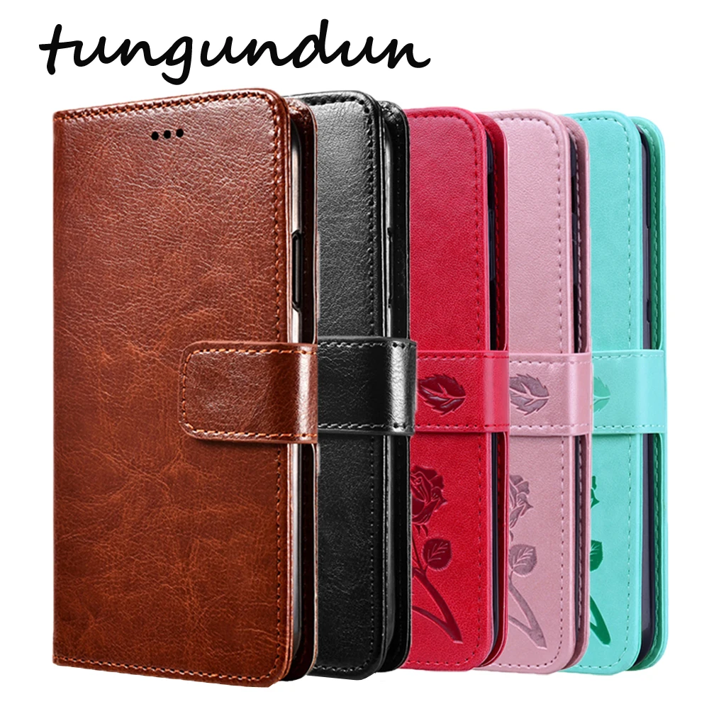 Phone Wallet Case For TCL 10 Pro T799B T799H Flip Cover PU Leather Protective Shell TCL 10L Case Protector Magnetic Cover Funda