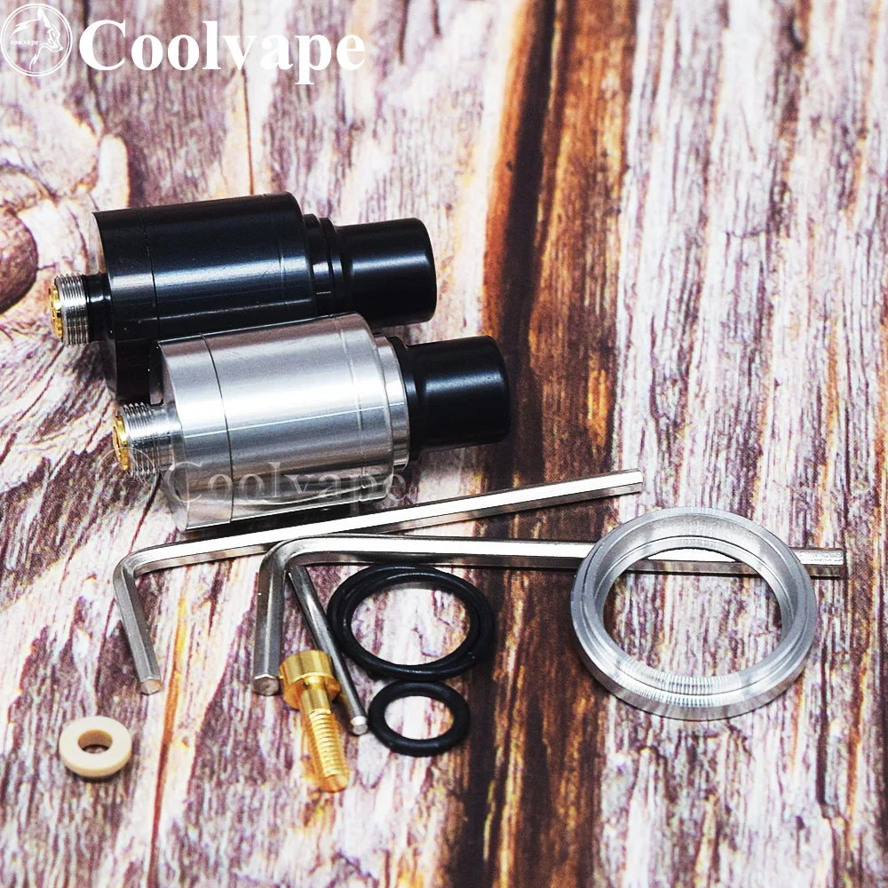 Wolf Coolvape Speed Pretty rda vapeアトマイザー、DIY電子タバコ、316ss素材、メカニカルスレッド、ボックスmod、18mm
