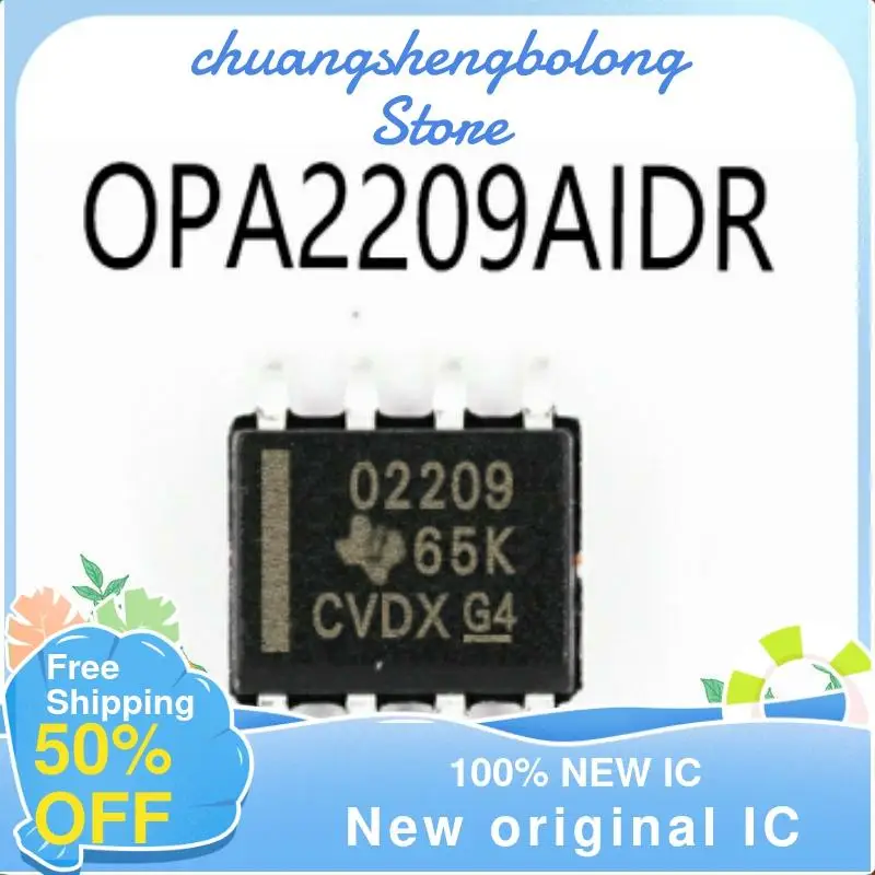 5PCS OPA2209AID OPA2209AIDR OPA2209 SOIC-8  New original IC