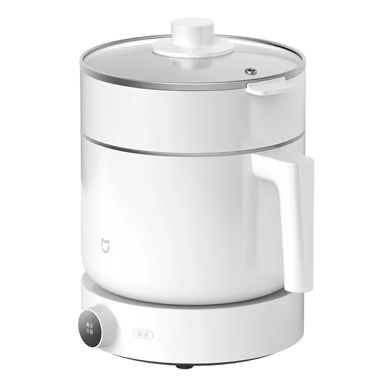 Xiaomi mijia inteligente multifuncional panela de cozinha 1.5l máquina de cozinha elétrica doméstica única camada panela quente trabalhar com mi casa app