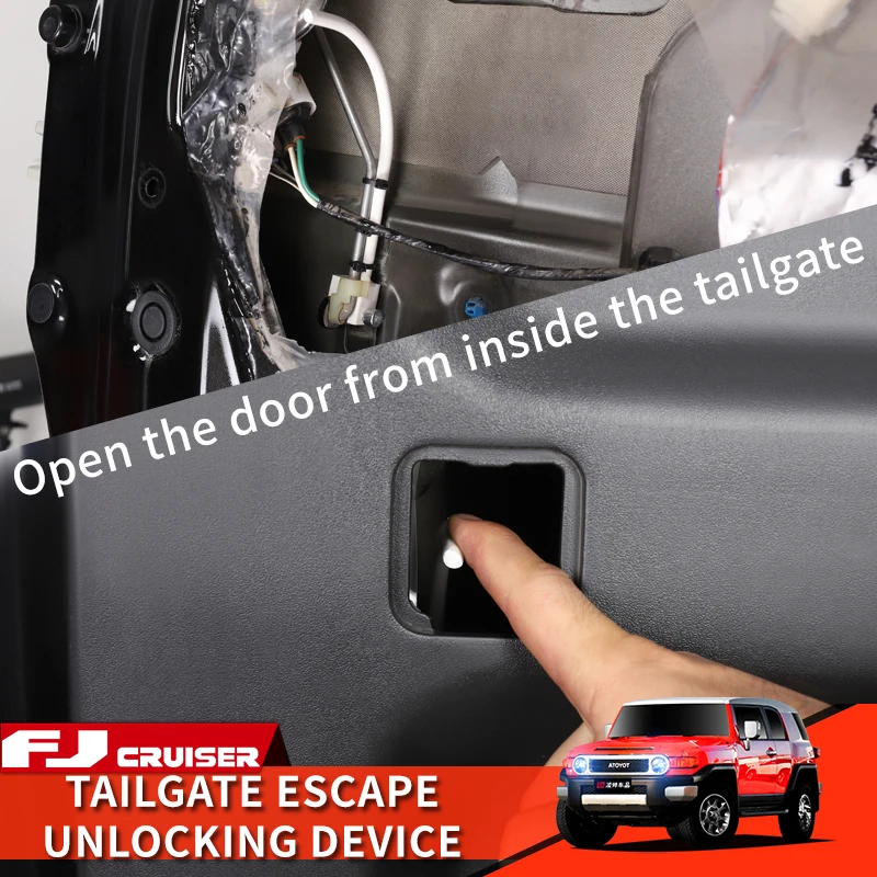 

06-21 Year Toyota FJ Cruiser Accessories Interior Modification Danger Escape Safe Life-saving Door Inner Unlock Device