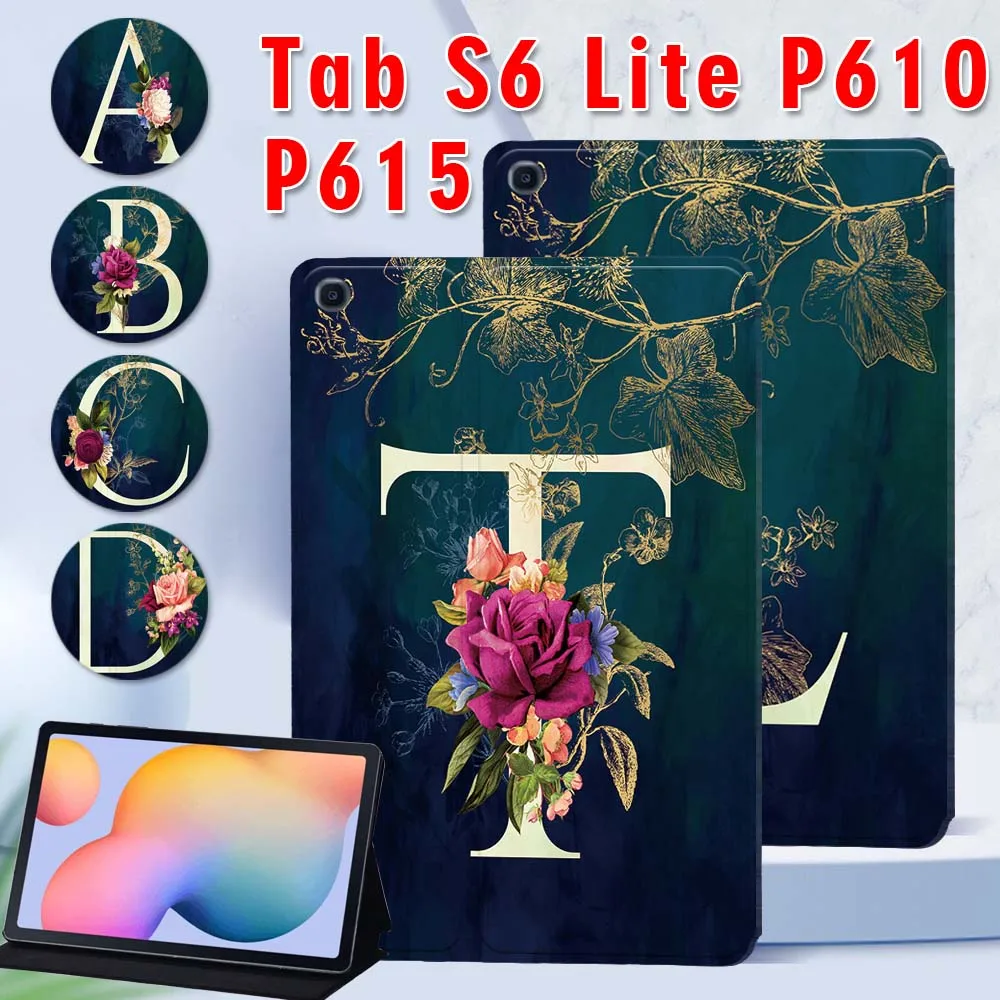 

Чехол для планшета Samsung Galaxy Tab S6 Lite, P610/P615, 10,4 дюйма, 2020 дюйма, Жесткий Чехол-подставка для планшета + Бесплатный стилус