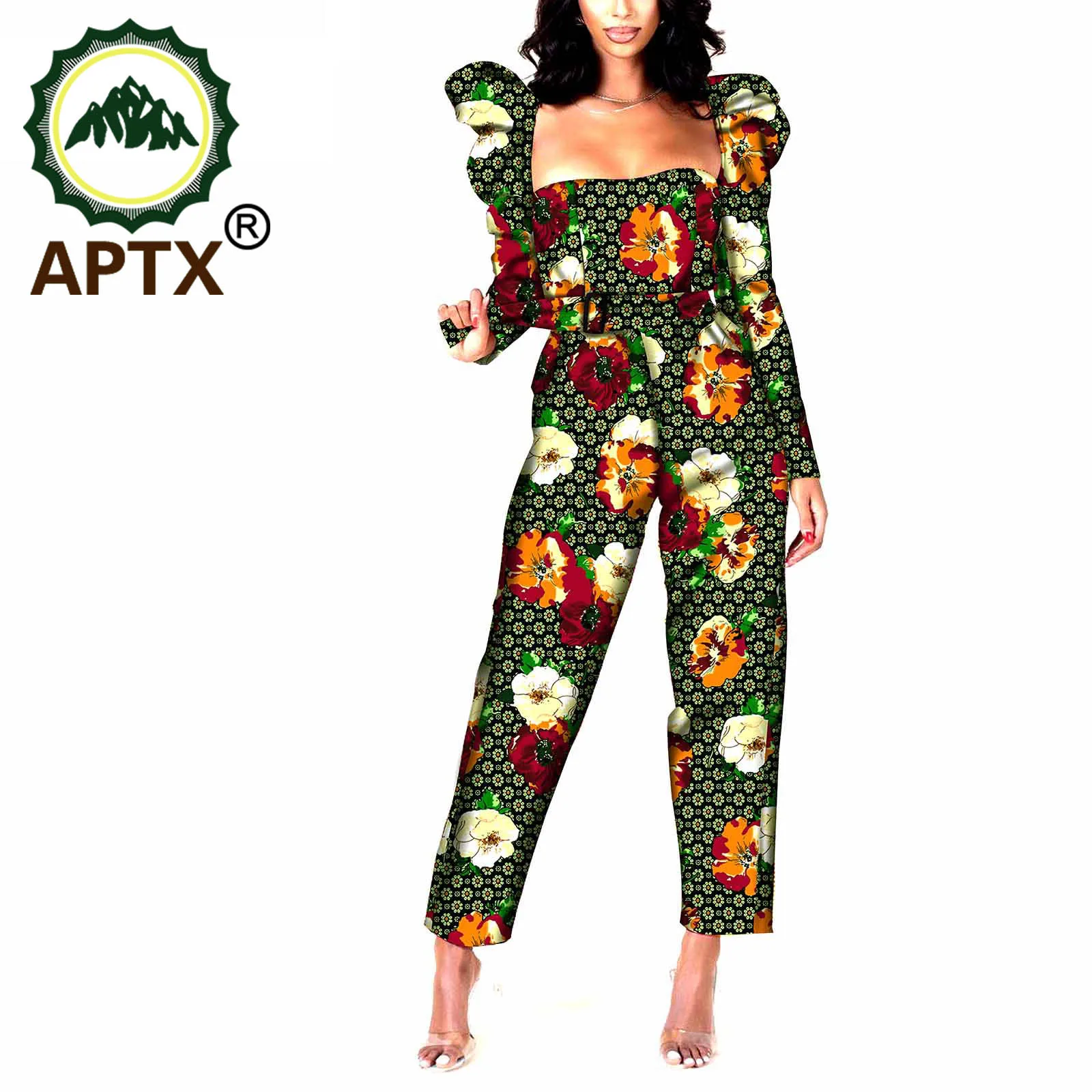 African Clothing For Women Ankara Style Long Sleeves Ankle Length Batik Pure Cotton Outfits For Female Matching Set Elegant Lady