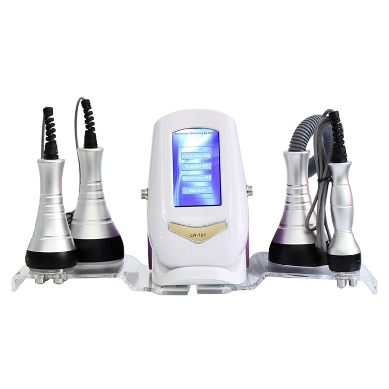 4 in 1 40K Ultrasonic Beauty Apparatus Multi-pole Firming Skin Whitening Wrinkle-Removing Slimming Machine