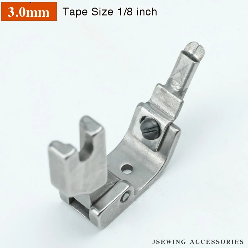 S10A Tape Guide Presser Foot Fit Industrial Single Needle Lockstitch Sewing Machine Use for Attach Laces / Elastic / Tape