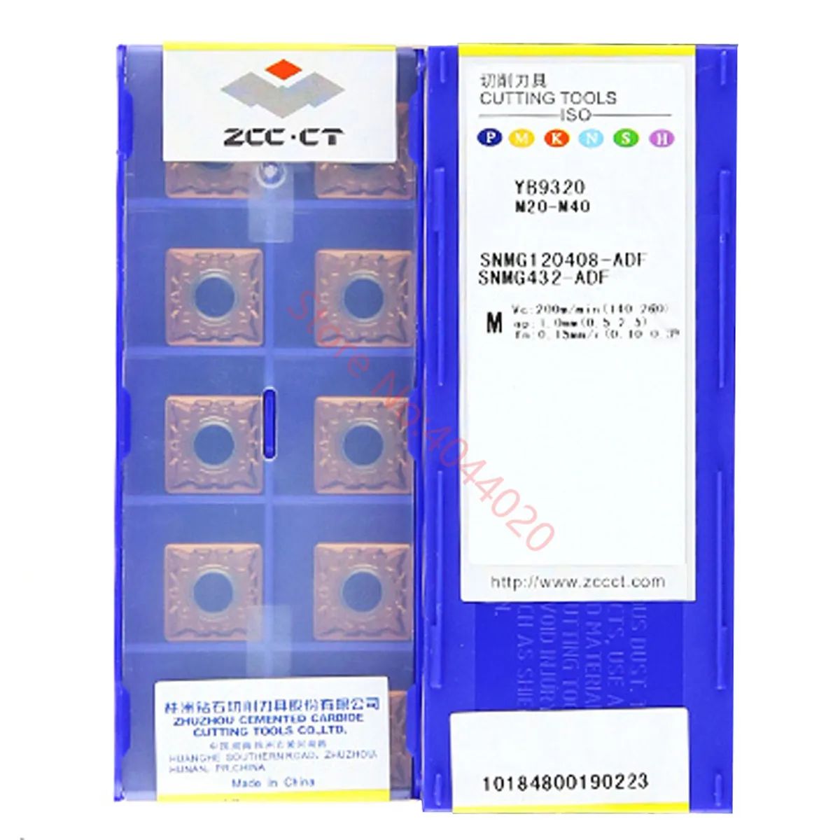 ZCC.CT SNMG120404 SNMG120408 SNMG120412-ADF YB9320 Carbide Inserts SNMG Inserts