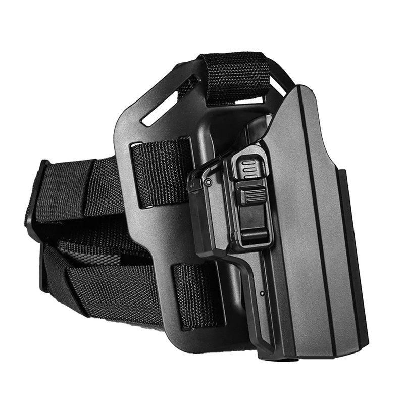 G17 19 19X 45 IPSC 드롭 레그 패들 홀스터용 범용 OWB 홀스터는 S&W M&P 9MM Beretta Px4 액세서리에 적합합니다.