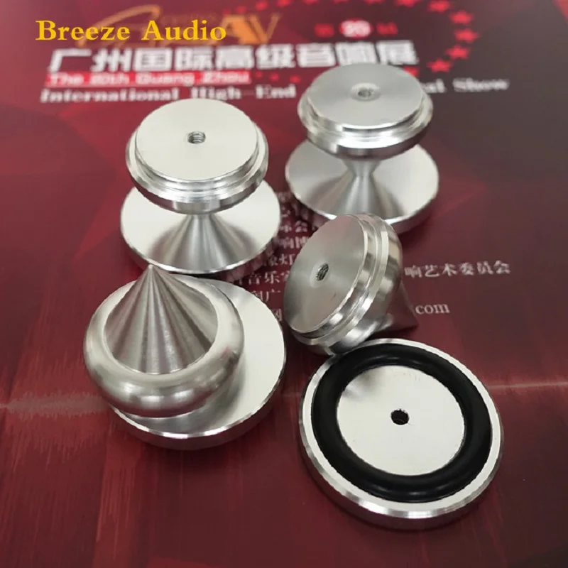 BRZHIFI aluminum feet (with rubber ring) for speaker D:39mm H:33mm