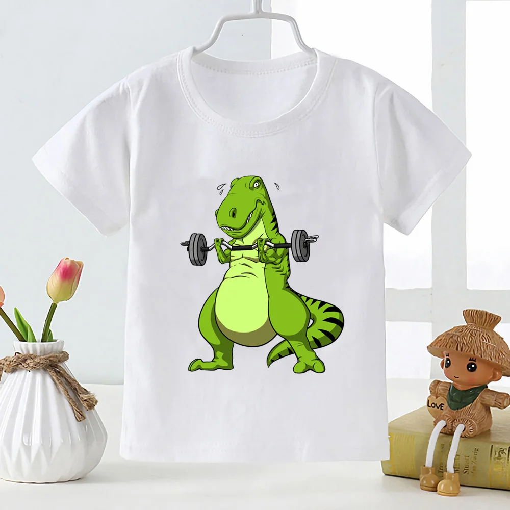 Cute Funny Print Cartoon Kids T Shirt Fitness Baby Tops Children Short Sleeve Summer Casual Harajuku Unisex Tees Clothing,YKP165