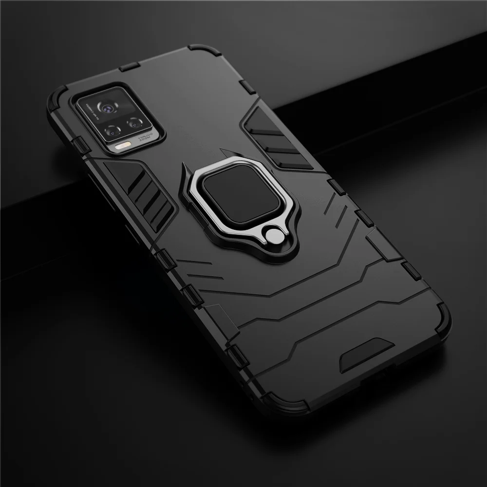 Magnetische stoßfeste Auto-Rüstungshandyhülle, Hülle für Vivo V20 Pro, V20Pro, V 20, SE, 2020, Fundas