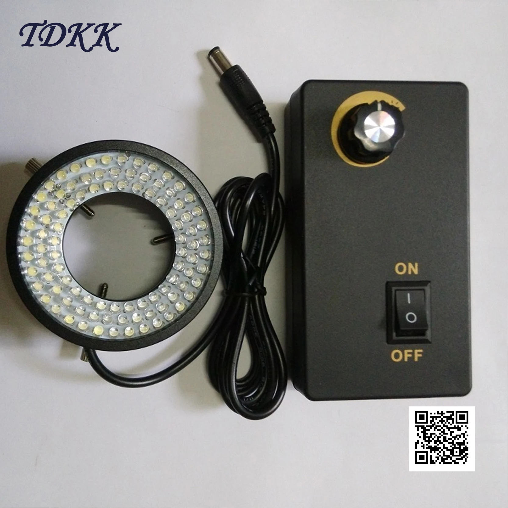 Industrial CCD Machine Vision Light Source Microscope Ring LED Lamp Inner Diameter 50mm 96 Grain Lamp 6-10W 220V